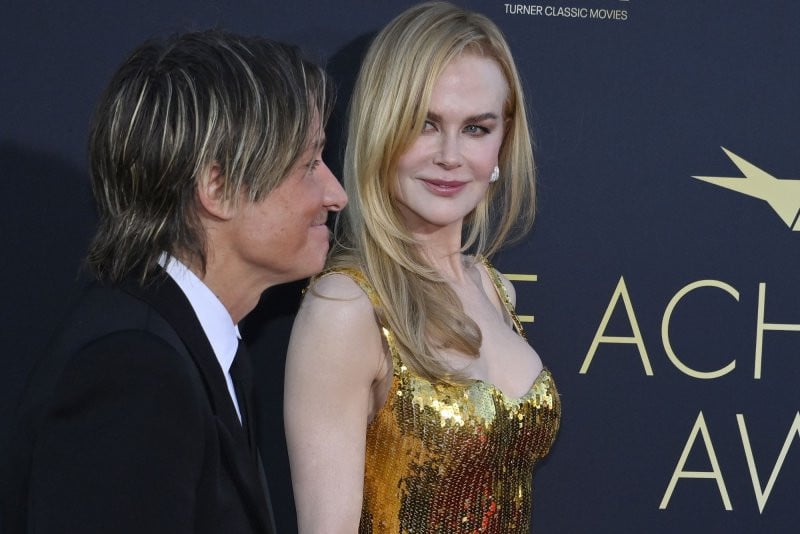 nicole kidman and keith urban attending afi s 49th lifetime achievement awards gala courtesy upi