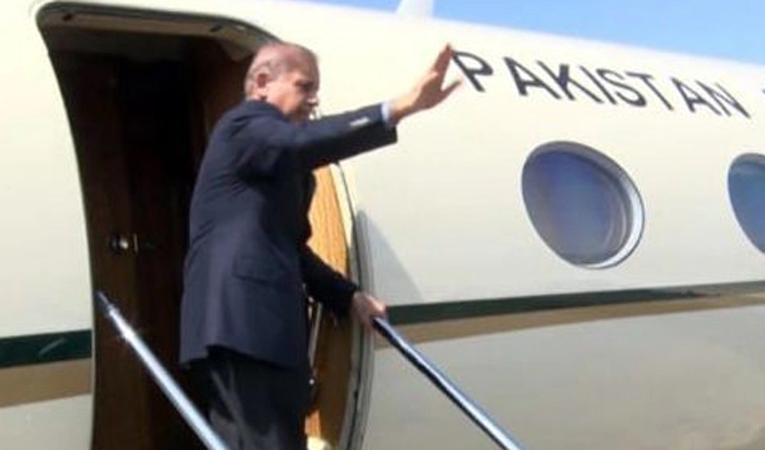 PM Shehbaz Sharif leaves for Saudi Arabia to attend special meeting of World Economic Forum