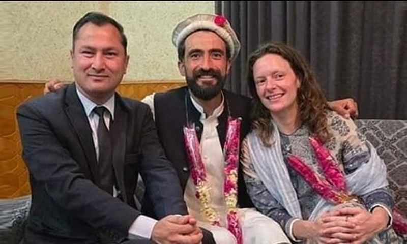 American woman converted to Islam, married a famous polo player of Chitral