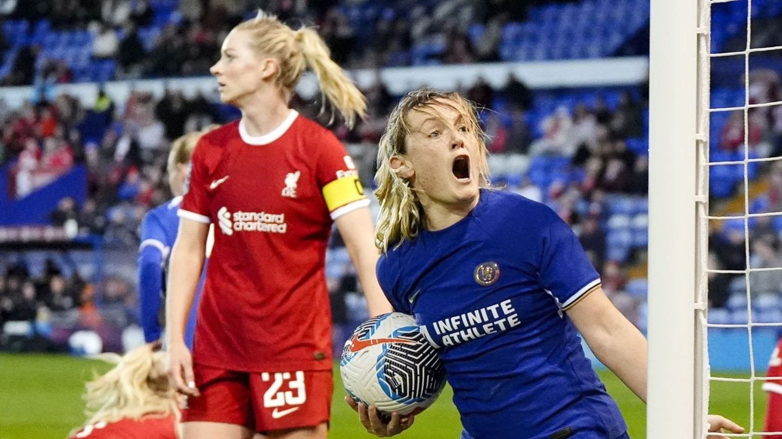 Chelsea WSL title hopes derailed by 4-3 loss to Liverpool