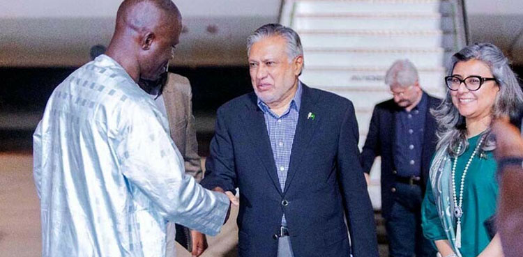 Deputy PM Dar in The Gambia to represent Pakistan at OIC moot