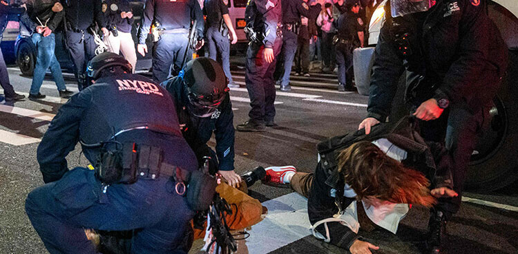 Police arrest dozens of pro-Palestinian protesters in Columbia University raid