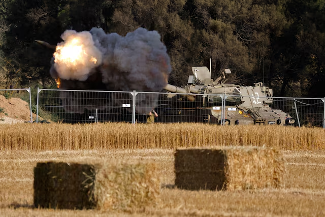 an israeli mobile artillery unit fires towards gaza amid the ongoing conflict between israel and the palestinian group hamas near the israel gaza border in israel april 30 2024 photo reuters